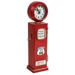 Horloge m�tal verre route 66