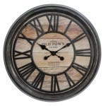 Atmosphera ? horloge murale relief 50 cm ? affichage chiffres romains ? polypropyl�ne, verre et abs ? ...