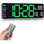 Horloges murales num�riques, horloge murale avec date, horloges murales modernes pour salon, horloges ...