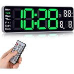 Horloges murales numriques, horloge murale avec date, horloges murales modernes pour salon, horloges ...