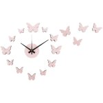 Horloge murale papillons