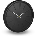 Relaxdays - horloge murale, sans trotteuse, moderne, analogue, pendule pour cuisine, salon, bureau, rond, ...