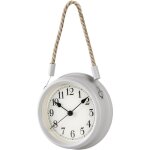 Horloge murale techno line wt 7130  quartz 22 cm x 6. 8 cm gris c114621