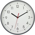 Tfa dostmann - horloge murale 60. 3550. 10 radiopilot�(e) 24. 5 cm x 4. 2 cm gris
