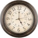 Horloge murale vintage, gardez l'heure pr�cise pendules murales, horloge murale silencieuse pour chambre, ...