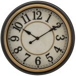 Horloge nell noir d29cm atmosphera cr�ateur d'int�rieur