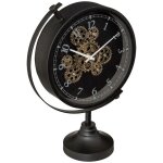 Horloge  poser noir h40cm atmosphera crateur d'intrieur