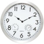 Horloge olga d extérieur argent d40cm - atmosphera créateur d'intérieur Horloge olga d extérieur argent d40cm - atmosphera créateur d'intérieur