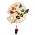 Enesco - horloge palette de peinture allen designs