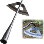 Houe creuse enti�rement en acier tremp� pour ameublir le sol - accessoire de jardin