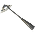 Houe creuse enti�rement en acier tremp� pour ameublir le sol - accessoire de jardin - csparkv