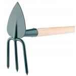 Kadax - houe de jardin avec manche en acier 28 mm