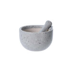 Excellent houseware - mortier de cuisine avec pilon, cramique, blanc