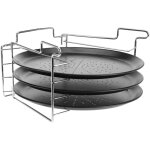 Excellent houseware - set de cuisson � pizza : 3 lames en m�tal et support