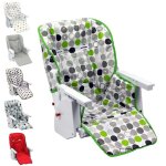 Housse d'assise pour chaise haute bébé enfant gamme ptit - olive monsieur bébé Housse d'assise pour chaise haute bébé enfant gamme ptit - olive monsieur bébé