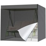 Housse balancelle de jardin, couverture balanoire de patio protecteur meubles de patio couverture de ...