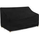 Housse banc de jardin 3 places 220x100x61 / 89cm imperm�able, housse canape de jardin exterieur, housse ...