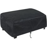 Housse de barbecue 60x45x25cm noir housse de protection pour plancha  gaz 210d anti - uv anti - l'eau ...