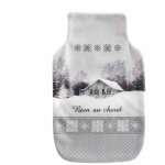 Housse de bouillotte chalet de montagne
