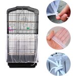 Housse cage oiseau, nylon en filet de protection pour cage oiseaux lavable, housses anti graine pour ...