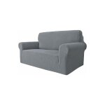 Housse canap 3 places avec accoudoirs, housse canape extensible, protege canape universelle, housses ...