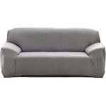 Housse de canap 3 places super stretch gris 180  240cm