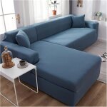 Housse de canap d'angle en forme de l avec housse lastique pour canap 1 / 2 / 3 / 4 places ?le canap ...