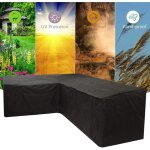 Housse canap� d'angle de jardin imperm�able b�che de protection salon en forme l anti - uv couverture ...