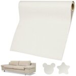 Housse de canap�, cuir autocollant canape, patch de r�paration en cuir, 50 x 137cm, beige, rouleau adhesif ...