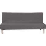 Housse de canap� - lit sans accoudoirs, housse de futon extensible pour 2 places, protection de meubles ...