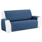 Emmevi mv s. p. a. - housse de canapé matelassée douce protégez save sofa fauteuil couleur unie bleu ... Emmevi mv s. p. a. - housse de canapé matelassée douce protégez save sofa fauteuil couleur unie bleu ...