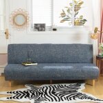 Housse de canap� sans accoudoir extensible, couverture de canap� sans bras universel tout couvert canap� ...