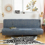 Housse de canap� sans accoudoir extensible, couverture de canap� sans bras universel tout couvert canap� ...