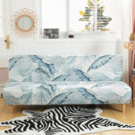 Housse de canap� sans accoudoir extensible, couverture de canap� sans bras universel tout couvert canap� ...