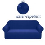 Housse de canap� stretch, imperm�able et r�sistante aux �raflures pour canap� motif �l�gant avec rouleaux ...