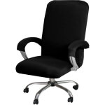 Housse de chaise de bureau, extensible housses de chaise rotatif lavable couverture de chaise housse ...