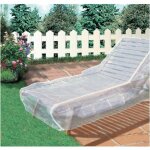 Housse de protection pour chaise longue capvert l. 200 x l. 75 cm - h. 40 cm