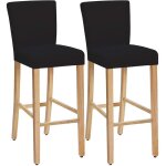 Housses de chaise de salle � manger lavables et amovibles extensibles, housses de tabouret de bar, housses ...