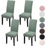 Housse de chaises, universel housse extensible lastique amovible pour htel crmonie mariage nol(vert ...