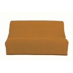 Soleil d ocre - housse clic - clac en coton panama jaune - jaune