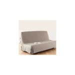 Housse de clic clac unie et à nouettes ? 100% coton - 140x200cm ? plusieurs coloris - lin Housse de clic clac unie et à nouettes ? 100% coton - 140x200cm ? plusieurs coloris - lin