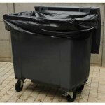 Housse conteneur 1000 / 1100 l la carton de 100 - promosac - sac poubelle de 200 a 750 litres