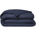Housse de couette 100% coton 240 x 220 cm essential coloris navy