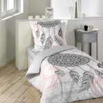 Douceur d'int�rieur - housse de couette 140x200 namaste + 1 taie 100% coton