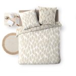 Douceur d'int�rieur - housse couette + 2 taies 220 x 240 cm fleurs marava