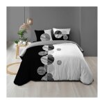 Douceur d'int�rieur - housse de couette 240 x 220 cm coton 57 fils + 2 taies stormi