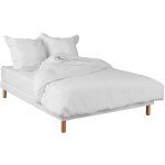 Terre de nuit - housse de couette blanche 100% coton 140x200 Terre de nuit - housse de couette blanche 100% coton 140x200