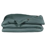 Housse de couette gaze de coton double 140 x 200 cm bleu canard - pepa 1