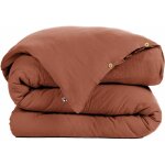 L'effet papillon - housse de couette gaze de coton 260x240 cm gaia rouge terracotta L'effet papillon - housse de couette gaze de coton 260x240 cm gaia rouge terracotta