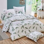 Housse de couette percale de coton magnolia 140x200 cm
